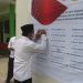 Bangun Pelayanan dengan tagline ” Kerja” , Pejabat Kankemenag Tanda Tangani Pakta Integritas
