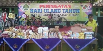 Peringati Usia 27 Tahun, MTsN 1 Menggelar Sepeda Santai