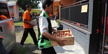 KORBAN BANJIR ROB DAPAT BANTUAN DARI BAZNAS CILACAP