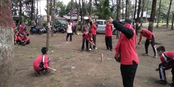 Outbond MTsN 5 Adopsi Kearifan Lokal
