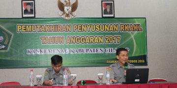 KEMENAG CILACAP TUNTASKAN RKA K/L 2017