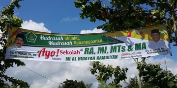 Spanduk Madrasah Bertebaran Dari Barat Hingga Timur Cilacap