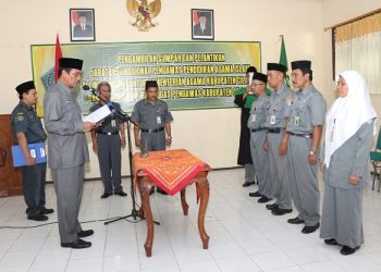 Kakakemenag Lantik Empat Pengawas PAI