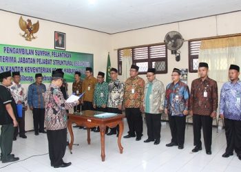 PELANTIKAN 9 KEPALA KUA, LIMA DARI LUAR CILACAP