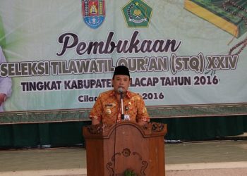 WAKIL BUPATI MEMBUKA STQ TINGKAT KABUPATEN CILACAP 2016