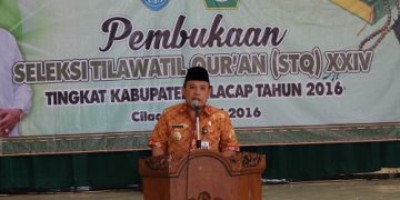 WAKIL BUPATI MEMBUKA STQ TINGKAT KABUPATEN CILACAP 2016