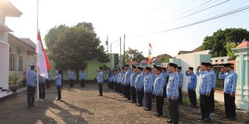 UPACARA 17AN DI KEMENAG BERLANGSUNG HIKMAT