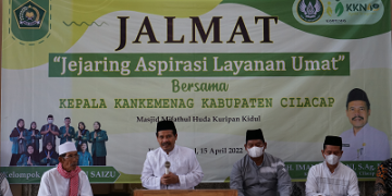 Kankemenag Cilacap Gandeng KKN UIN Gelar JALMAT “ Jejaring Aspirasi Layanan Umat”