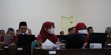 Kepegawaian Kantor Kementerian Agama Kabupaten Cilacap Selenggarakan Pengimbasan Penyusunan SKP Tahun 2021