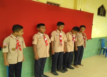 Gudep MTsN Kawunganten Adakan KTA Pramuka