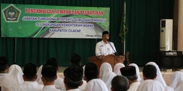 Kemenag Melantik 122 Jabatan Fungsional Khusus Guru dan Penghulu