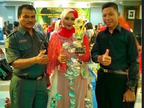 Riskya Raih Duta Lingkungan Hidup Kabupaten Cilacap 2018