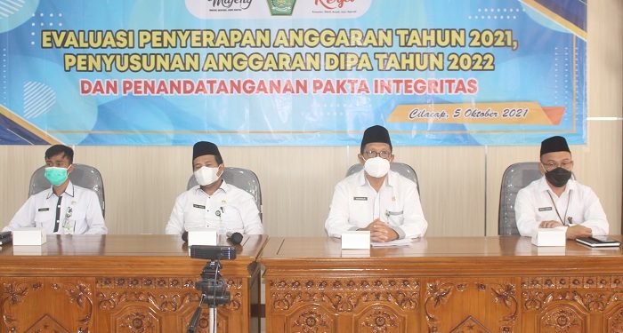 Rapat evaluasi Anggaran Triwulan III tahun 2021, Realisasi Serapan Capai 75 persen lebih