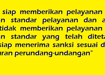 KUA WAJIB UMUMKAN MAKLUMAT PELAYANAN PUBLIK