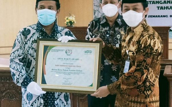 KanKemenag Cilacap Satuan Kerja Inovasi Pelayanan Publik Terbaik Tingkat Jawa Tengah