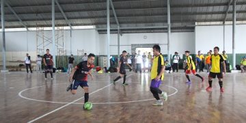 TIM FUTSAL KONTINGEN 1 RUNNER UP DI PORSENI KEMENAG