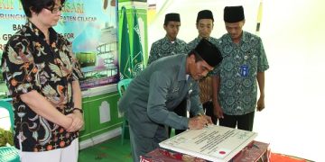 Peresmian Bantuan Kedubes Jepang di MI Maarif Bulusari