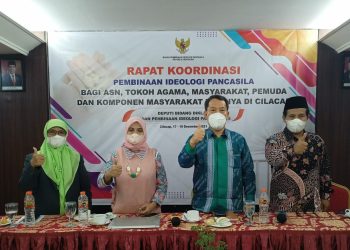 Badan Ideologi Pancasila (BPIP-RI) mengadakan Rapat Koordinasi   Pembinaan Ideologi Pancasila (PIP)  bersama Kemenag  Cilacap