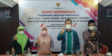Badan Ideologi Pancasila (BPIP-RI) mengadakan Rapat Koordinasi   Pembinaan Ideologi Pancasila (PIP)  bersama Kemenag  Cilacap