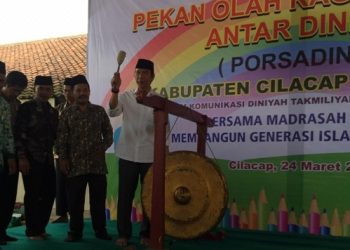 600 Santri Madin Ikuti PORSADIN Tingkat Kabupaten Cilacap