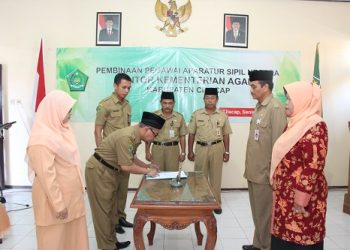 Kemenag Cilacap Menggelar Lepas Sambut Kepala Kantor