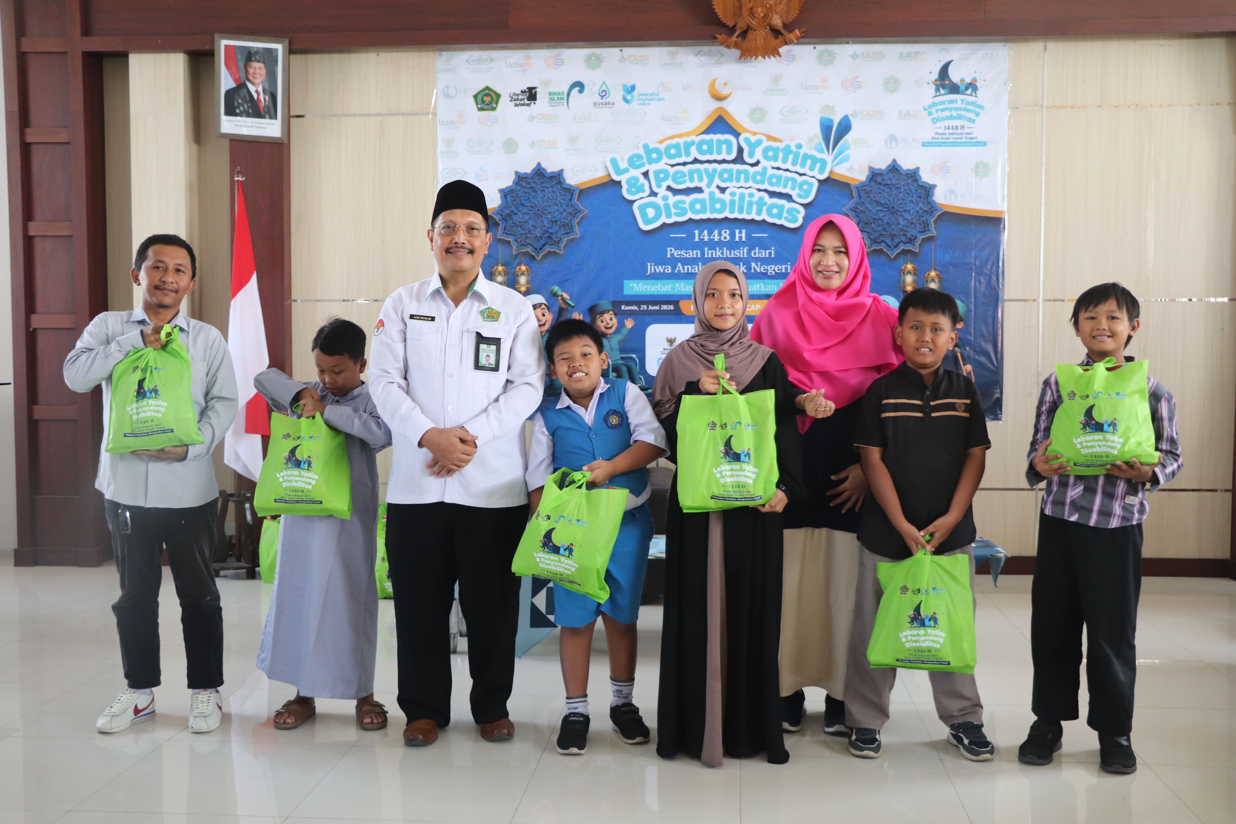 Perkuat Kepedulian Sosial, Kemenag Cilacap Gelar Santunan Lebaran Yatim dan Disabilitas